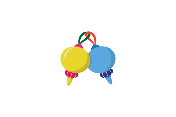 Christmas Ball Accessories Illustration for Branding and Design