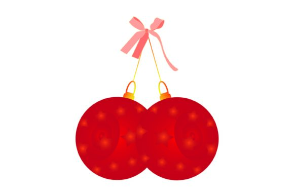 Christmas Ball Decoration 105 Illustrations for Digital Products
