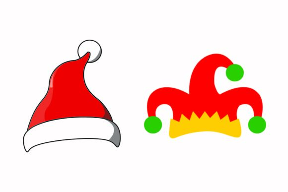 Christmas Hat Fun Celebration Vector Illustration Review
