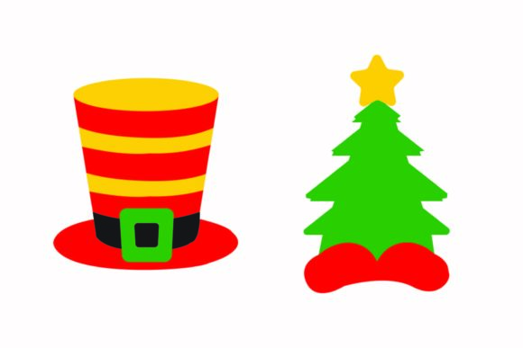 Christmas Hat Funny Beautiful Vectors for Local Business Branding