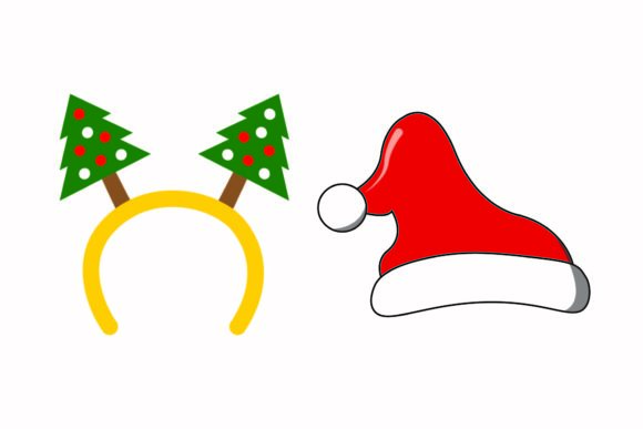 Christmas Headband Cute Party Vector Illustration Review