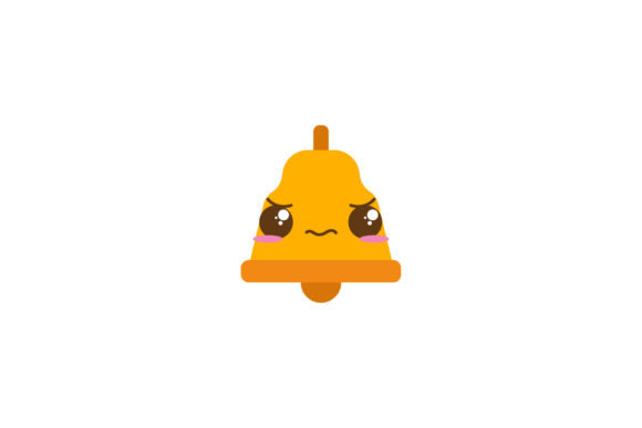 Christmas Illustration Cute Bell Asset for Digital Sellers