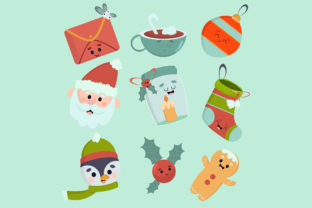 Christmas Set Illustration Design