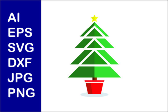 Christmas Tree Flat Illustration Svg 007 Review for Digital Sellers