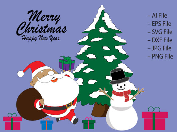 Merry Christmas Greet Card2 Illustrations