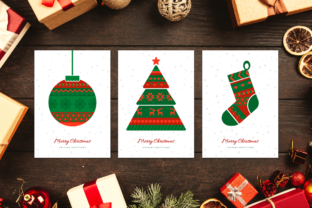 Norwegian Christmas Greeting Cards Illustrations